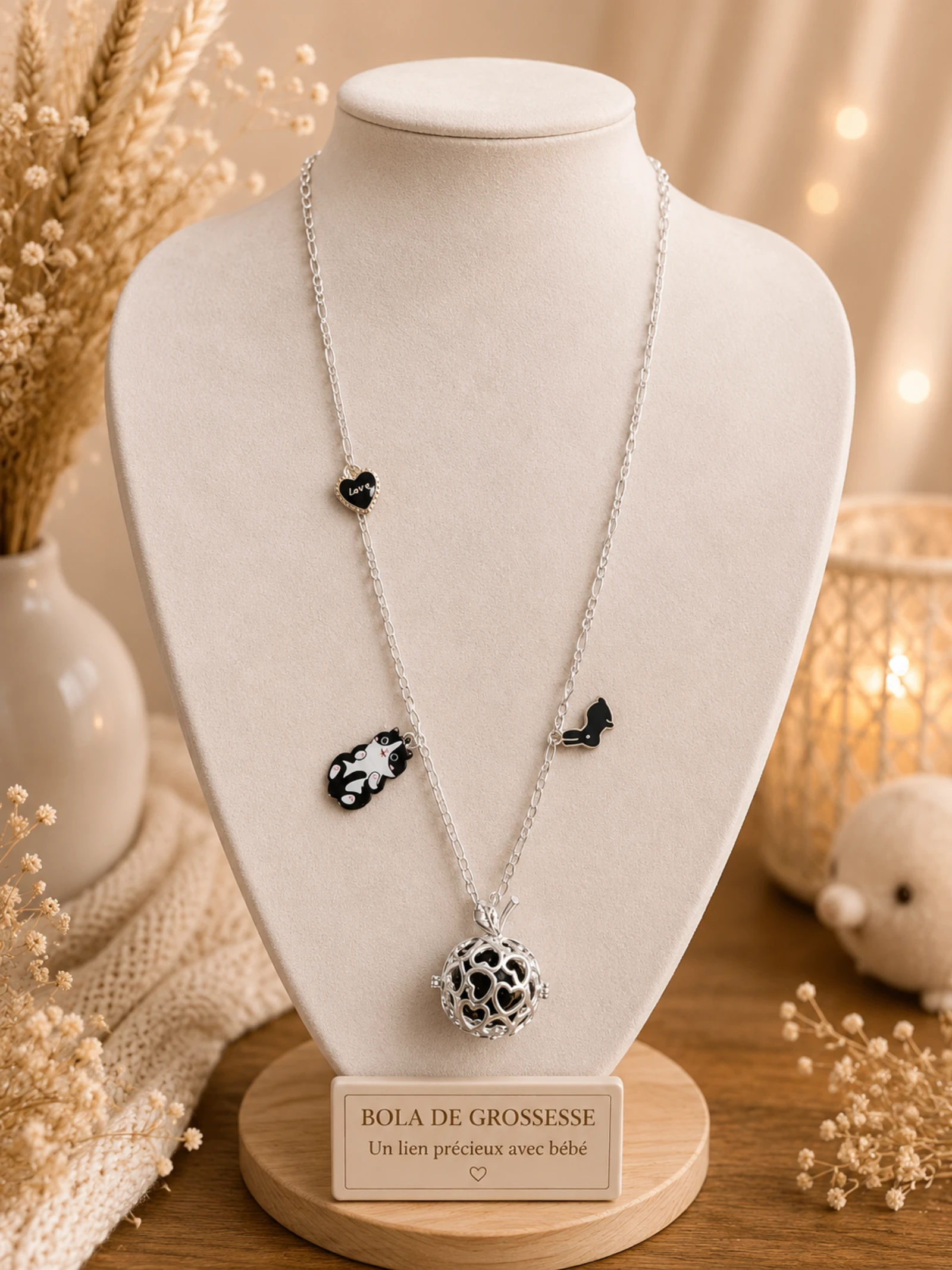 Collier sautoir grossesse 